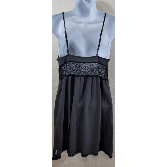 Gilligan & O'Malley Charcoal Spaghetti Strap Sleepwear Small Lightweight Soft - Picture 3 of 5